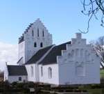 Asperup  kirke  forår, redigeret