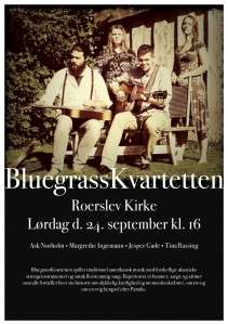 BluegrassKvartetten plakat - Roerslev Kirke - PDF