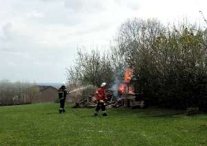 Brand på den rytmiske