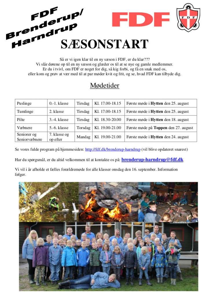 FDF sæsonstart 2015