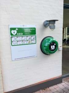 Hjertestarter ved Sognehuset 2