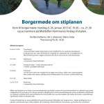 Invitation til borgermøde om stiplan