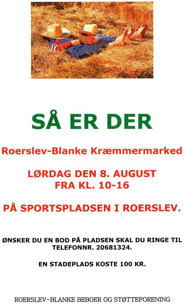 kræmmermarked Roerslev